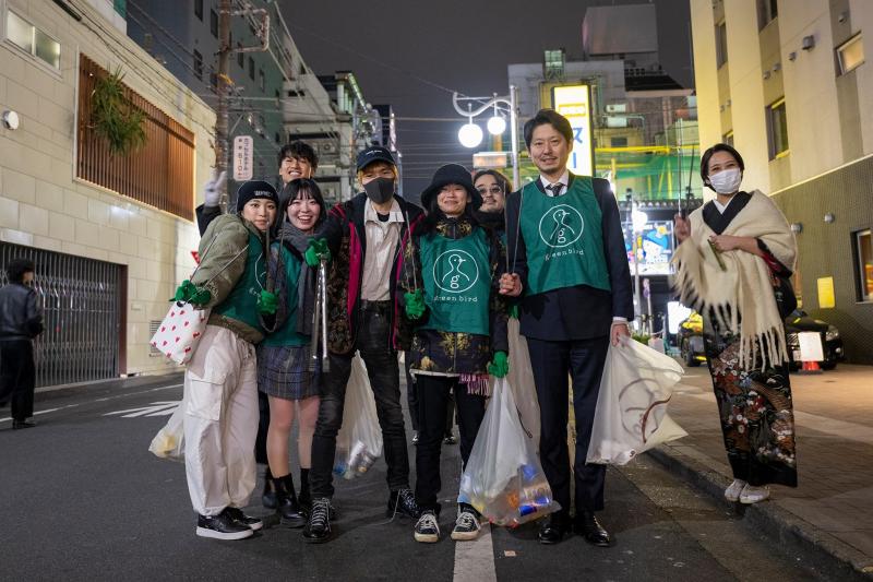 12月5日歌舞伎町お掃除画像