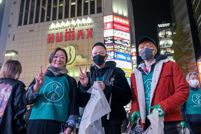 12月19日歌舞伎町お掃除画像