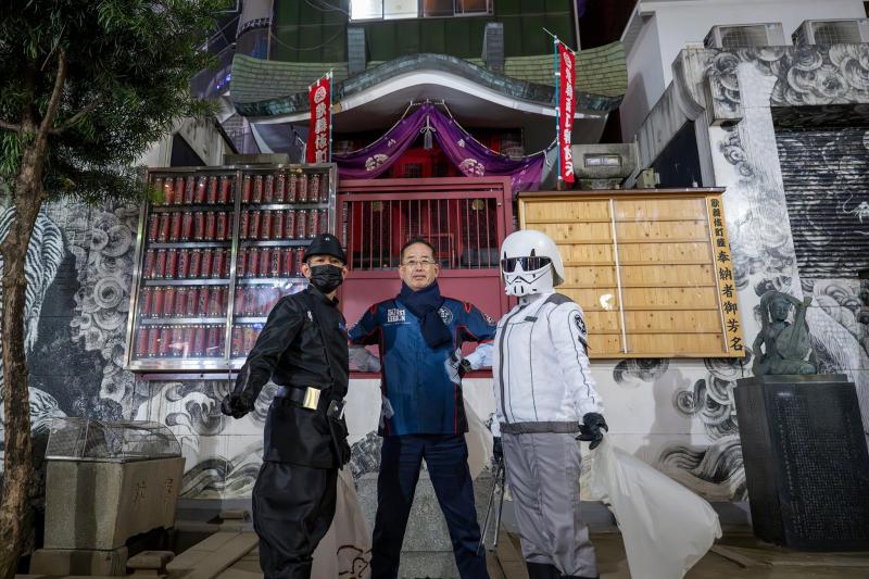 1月16日歌舞伎町お掃除画像