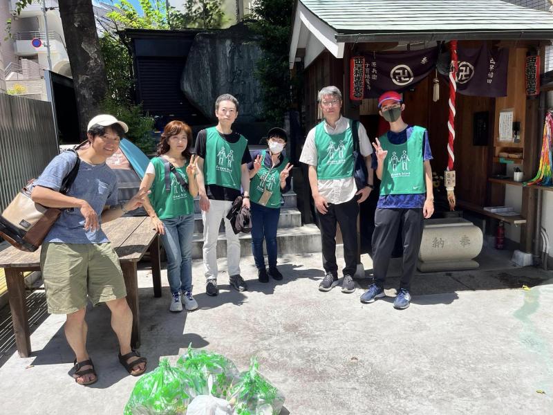 7月の西早稲田お掃除画像