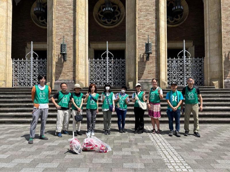 7月の早稲田尾お掃除画像