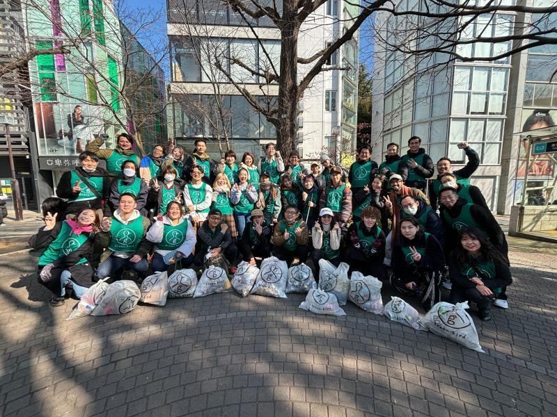 過去最大規模の表参道そうじ！画像