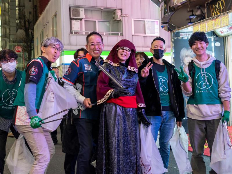 2月20日歌舞伎町お掃除画像