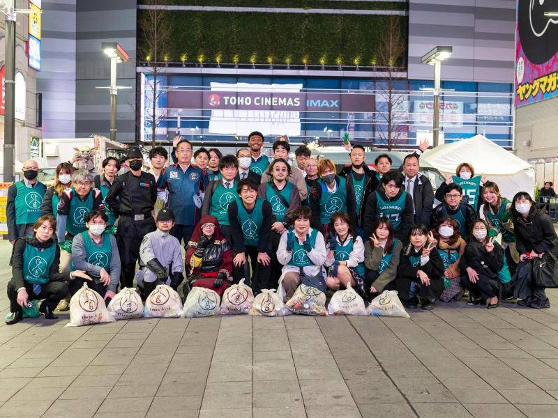 2月20日歌舞伎町お掃除画像