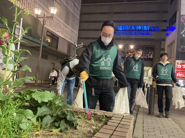 参加者少ない〜夜そうじ画像