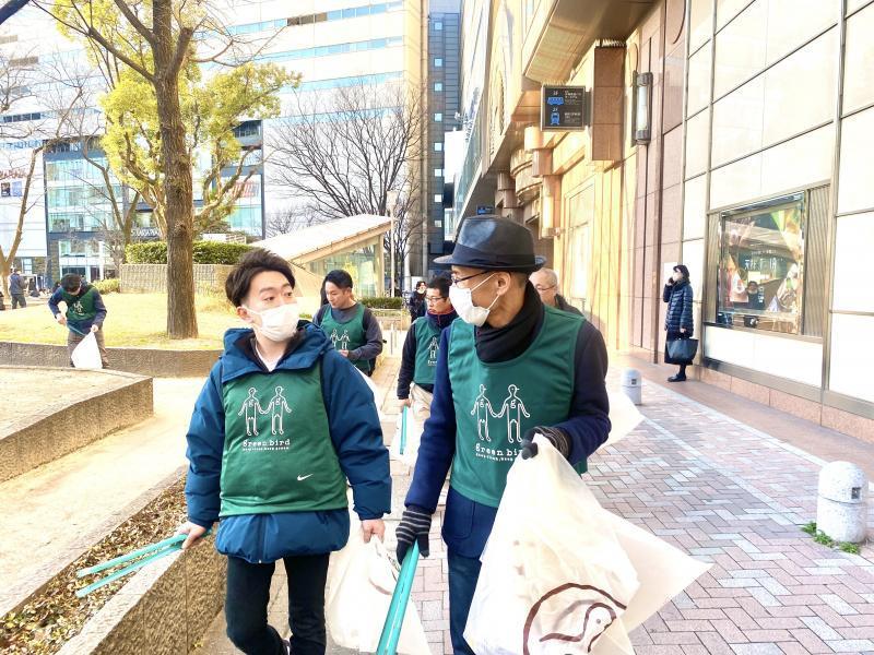 沖縄のヒッチハイカーも参加⭐︎土曜そうじ画像