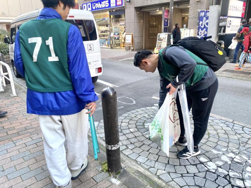 沖縄のヒッチハイカーも参加⭐︎土曜そうじ画像