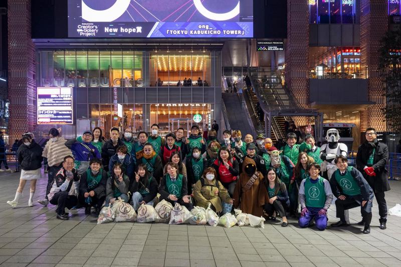 3月19日歌舞伎町お掃除画像