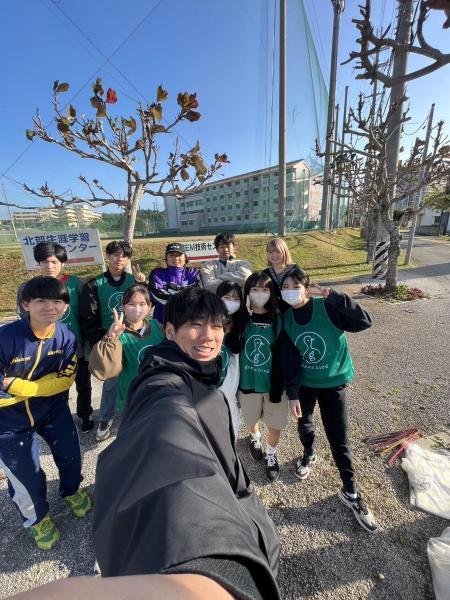 【沖縄名護】第71回名桜大学周辺掃除画像