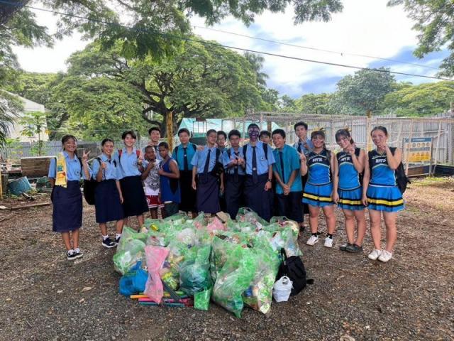 第45回フィジーチームゴミ拾いボランティア活動