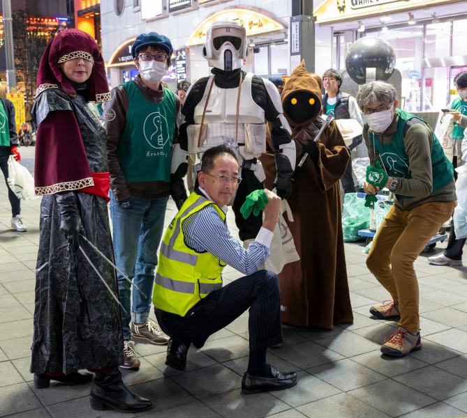 4月2日歌舞伎町お掃除画像