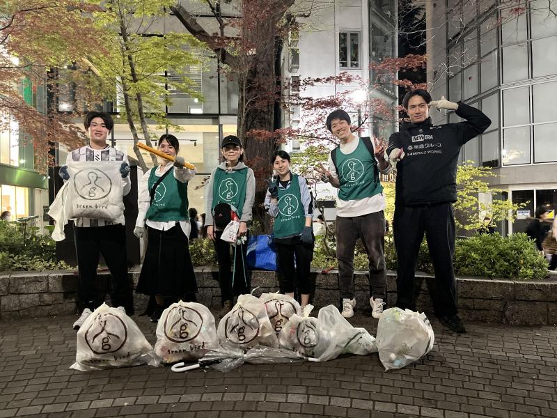 桜を横目に月曜おそうじ！画像