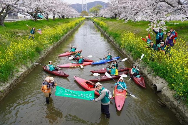 カヌーおそうじ川下り2024