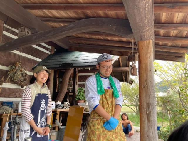 カヌーのあとはカレーとチャイ