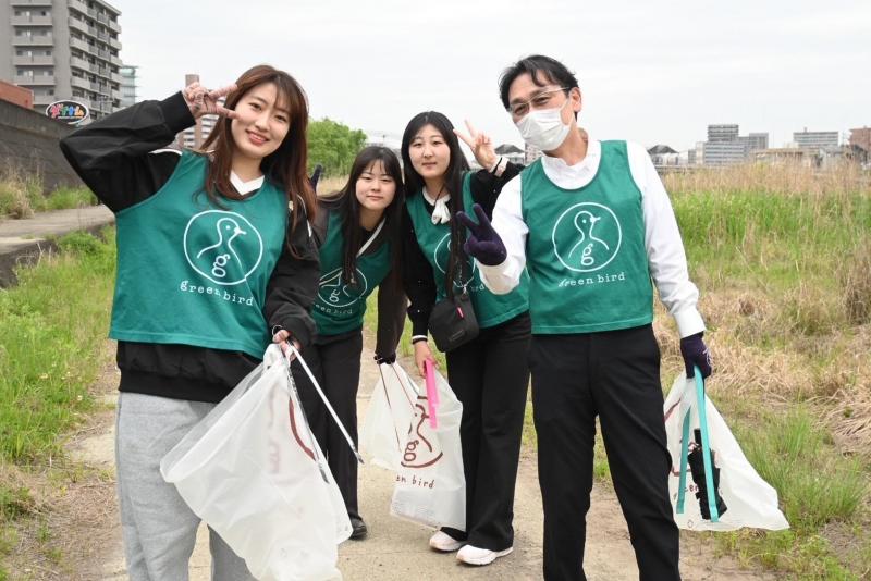 初の熊本駅前そうじ！画像