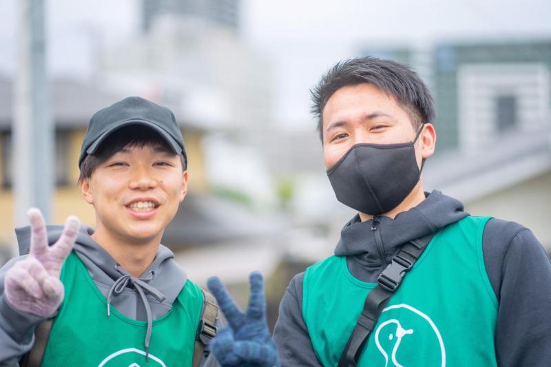 初の熊本駅前そうじ！画像