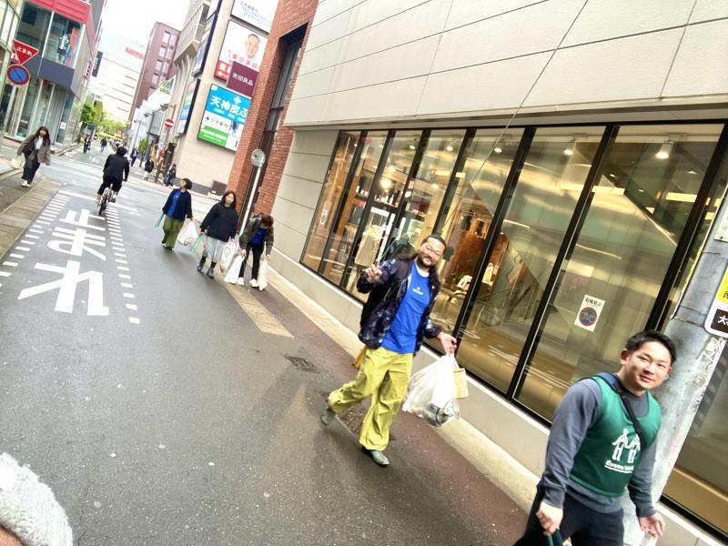 アースデイ　コラボ朝そうじ画像