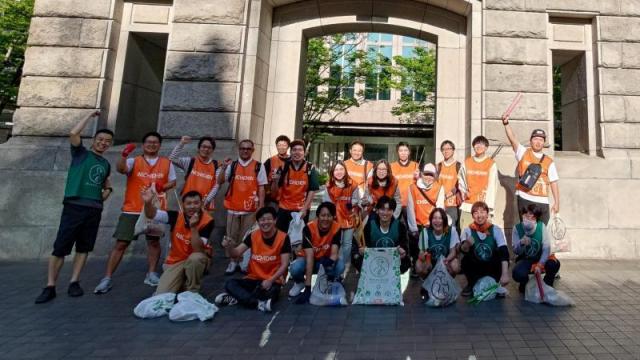 【北新地】グリーンもオレンジも一緒にごみゼロおそうじ【5月第4土曜日】