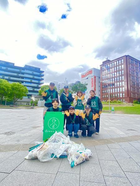 AVEDAさんが今年も来てくれました☆朝そうじ画像