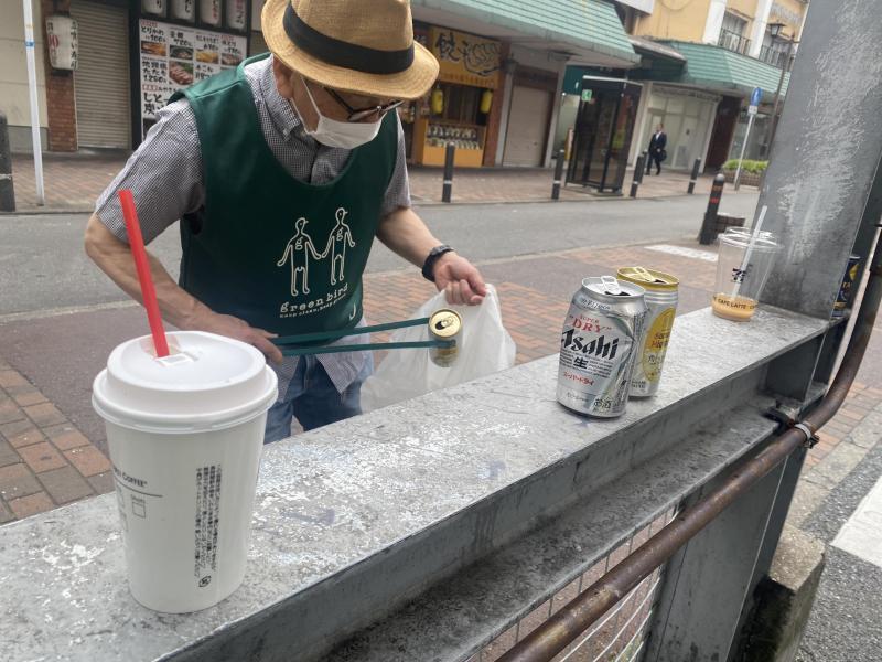 福岡天神　ミニ宴会場の残骸があちこちに⭐︎朝そうじ画像