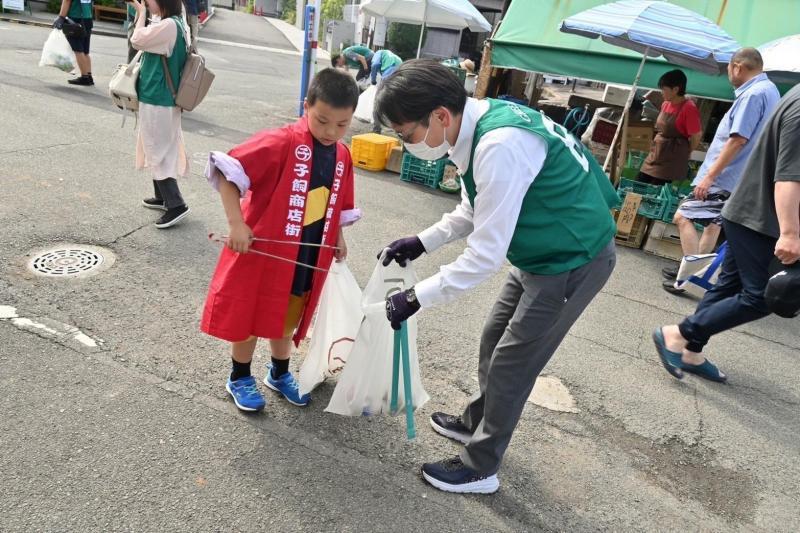 子飼そうじ開催！画像