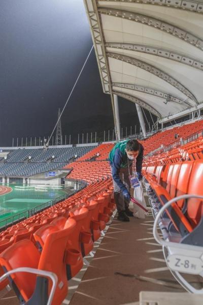 ロアッソ熊本会場そうじ開催！画像