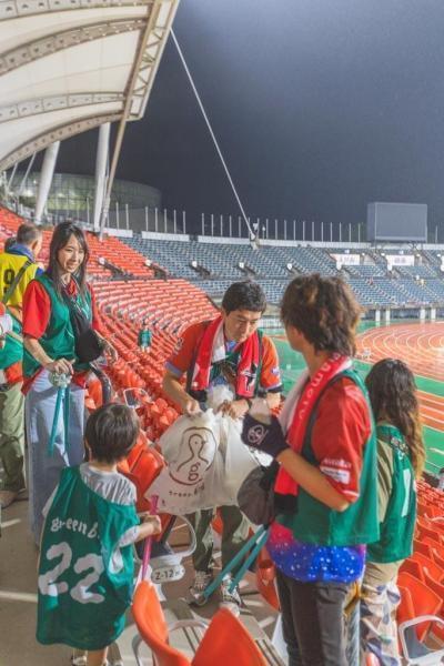 ロアッソ熊本会場そうじ開催！画像