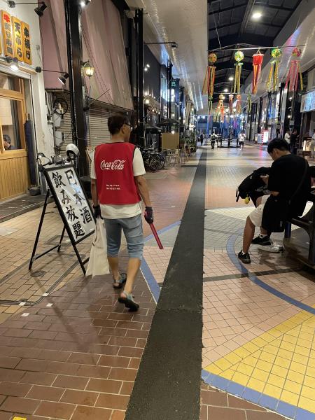 急な大雨の後に画像