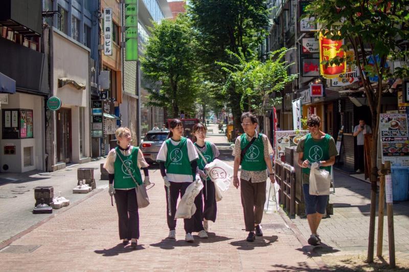 街中そうじ開催！画像