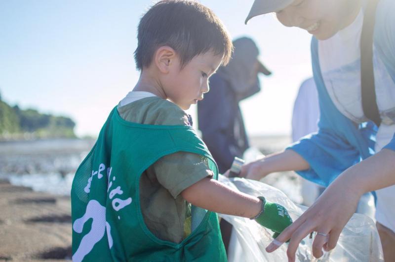 ジンベエ像Beach Cleanコラボ掃除開催！画像
