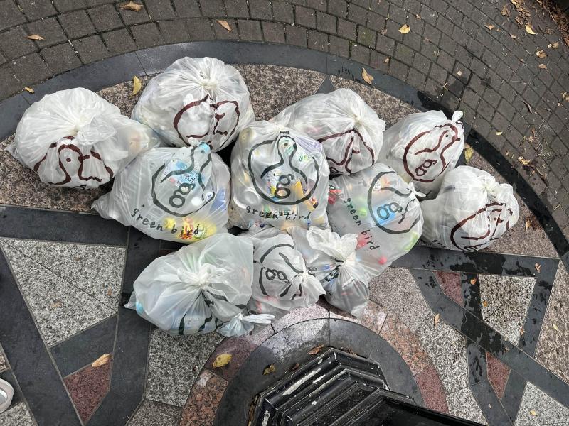 今日も不燃ゴミ(飲料ゴミ)が大量！画像