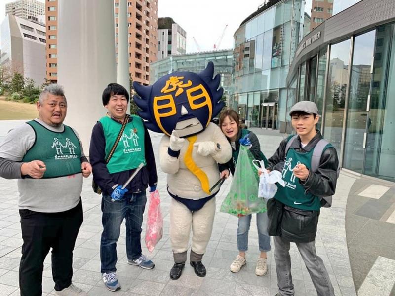 グリーンバード虎ノ門そうじ　新橋経済新聞掲載画像