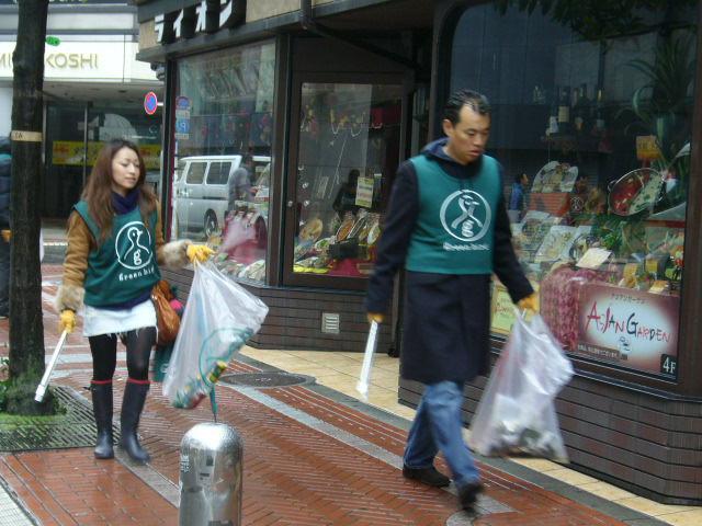 Gap Japan&times;green bird スペシャル朝そうじ画像