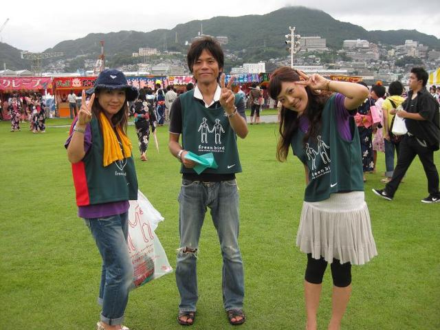 「ながさきみなとまつり」コラボそうじレポート(26日編)画像