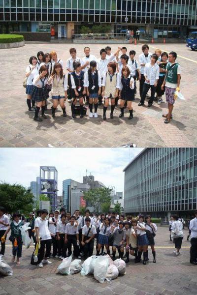 広尾高校そうじ今年も開催しました！画像