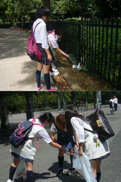 広尾高校そうじ今年も開催しました！画像