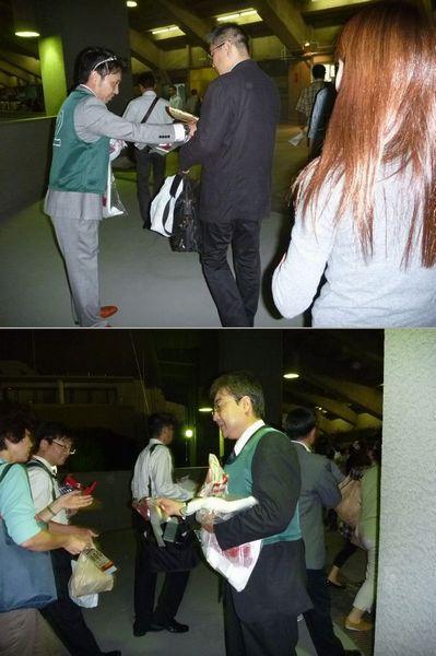 ジャパンラグビートップリーグ開幕戦コラボそうじ画像