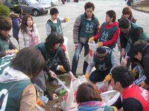 ２月２１日長崎ランタンフェスティバル「まそ行列」コラボそうじレポート画像