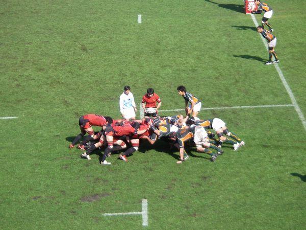 ラグビー日本選手権大会決勝戦コラボそうじレポート画像