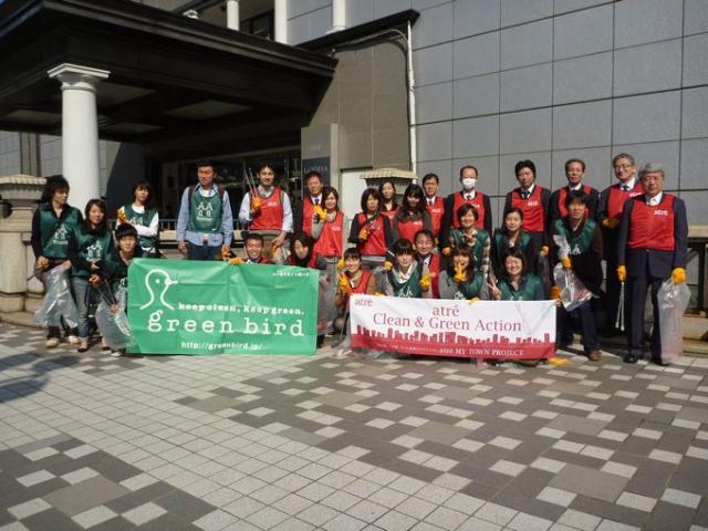 アトレ四谷そうじレポート　〜atre MY TOWN PROJECT画像