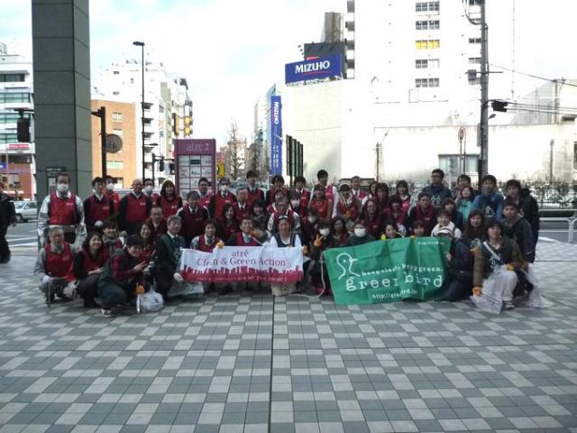 アトレ目黒そうじレポート　〜atre MY TOWN PROJECT画像