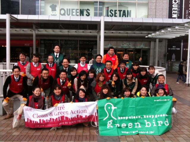 アトレ品川そうじレポート　〜atre MY TOWN PROJECT画像