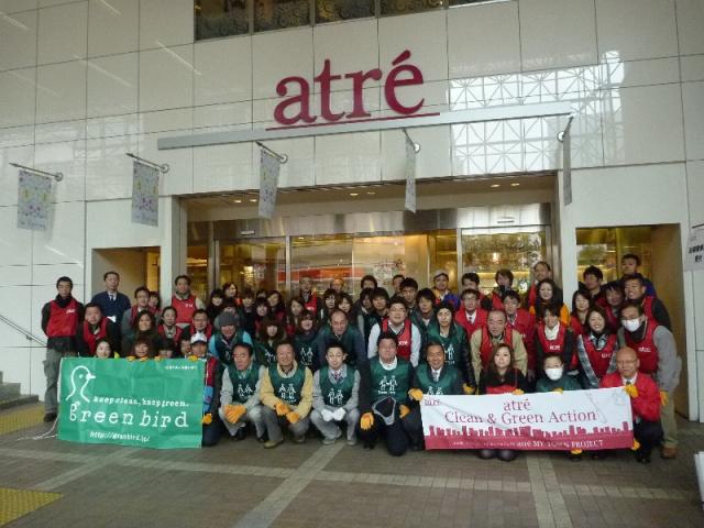 アトレ大森そうじレポート　〜atre MY TOWN PROJECT画像