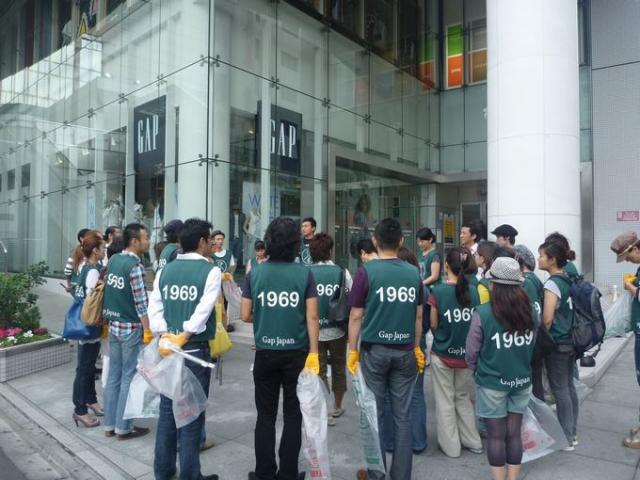 Gap Japan&times;greenbirdコラボそうじ開催しました！画像