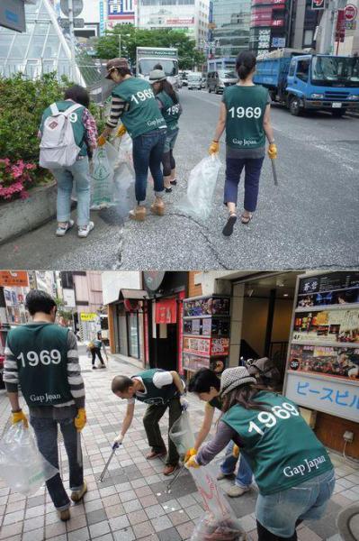 Gap Japan&times;greenbirdコラボそうじ開催しました！画像