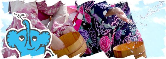 【順延】天神イムズで打ち水大作戦画像