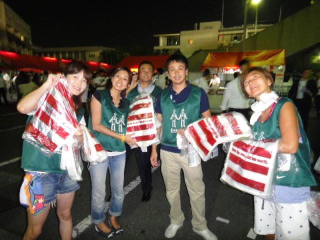 ラグビートップリーグ開幕戦!!ゴミ袋配布レポート画像