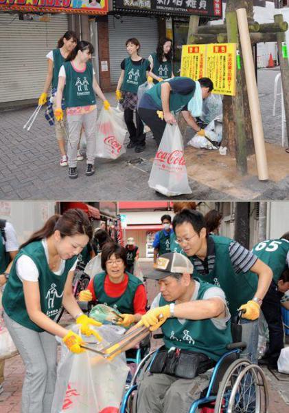 新宿マルイ本館&times;新宿社会福祉協議会&times;greenbirdコラボそうじ実施しました！画像