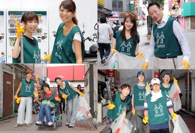 新宿マルイ本館&times;新宿社会福祉協議会&times;greenbirdコラボそうじ実施しました！画像