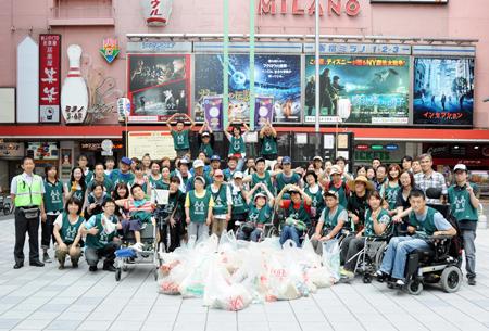 新宿マルイ本館&times;新宿社会福祉協議会&times;greenbirdコラボそうじ実施しました！画像